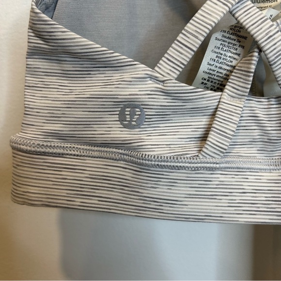 Lululemon Energy Bra Wee Are From Space Nimbus Battleship - Picture 7 of 8